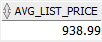 Oracle AVG - DISTINCT