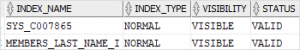 Oracle CREATE INDEX - Creating Indexes for One or More Columns