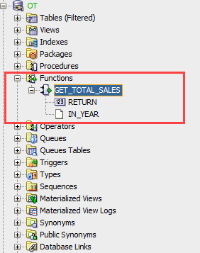 oracle function list