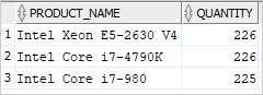 oracle fetch with where clause